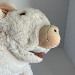 Folkmanis Light Pink Plush Pig  Hand Puppet 14"